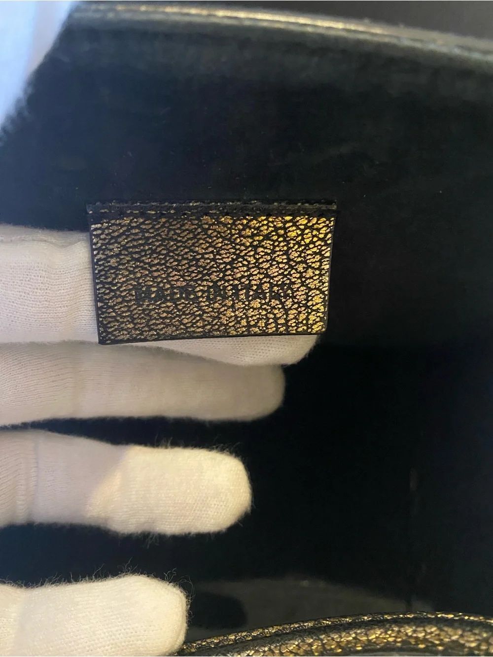 🛍️Alexander McQueen Authentic Small Heroine Bag in Metallic Gold - Picture 16 of 16